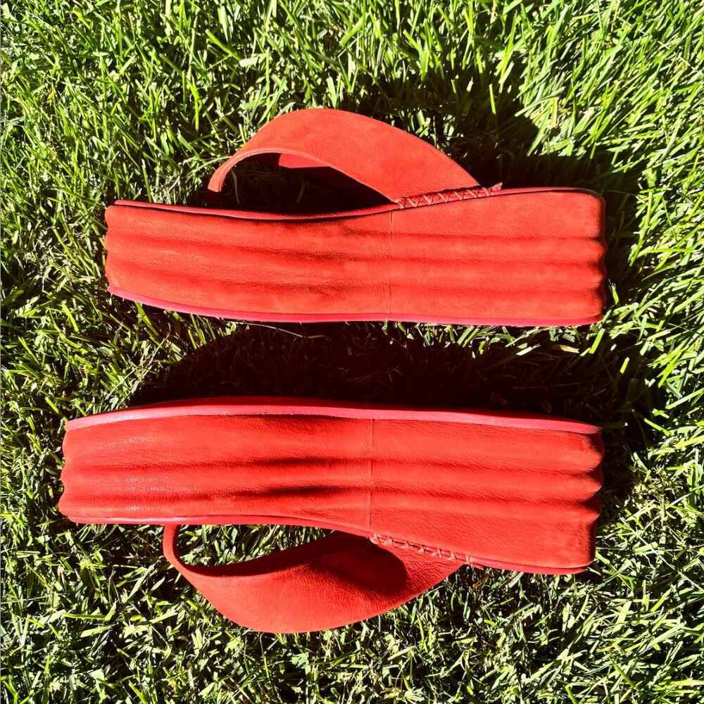 Free people coral platform flip flops - Picture 3 of 4